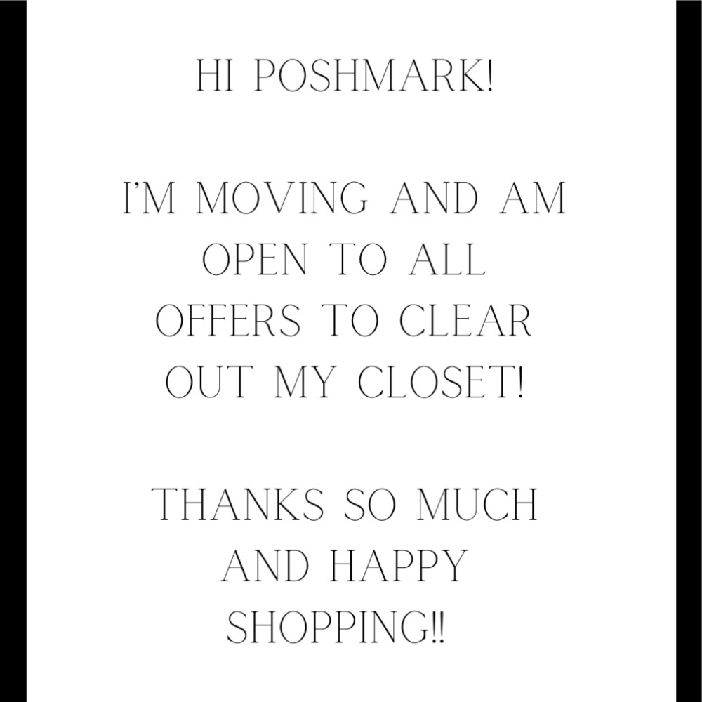 I’M MOVING! OPEN TO ALL OFFERS!! 🍾🎉